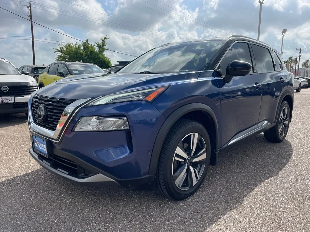 Certified Used 2023 Blue Nissan SL image 3