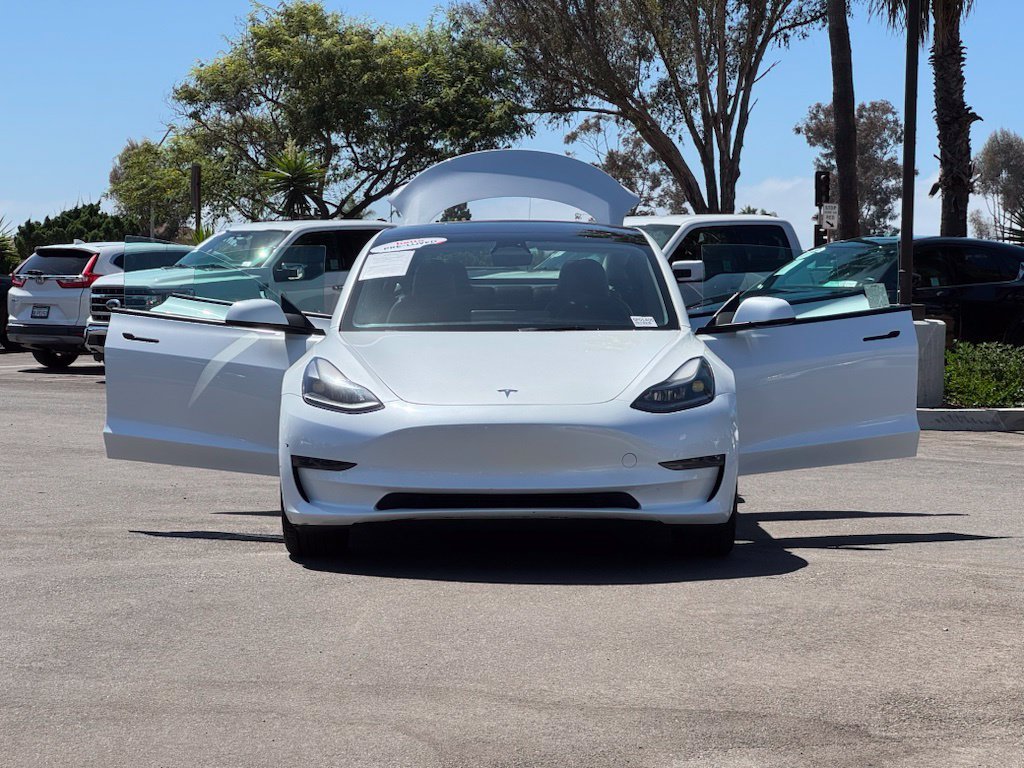 Used 2023 Pearl White Multi-Coat Tesla Base image 27