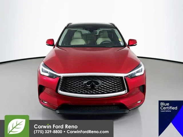 Certified Used 2021 Dynamic Sunstone Red INFINITI Sensory image 2