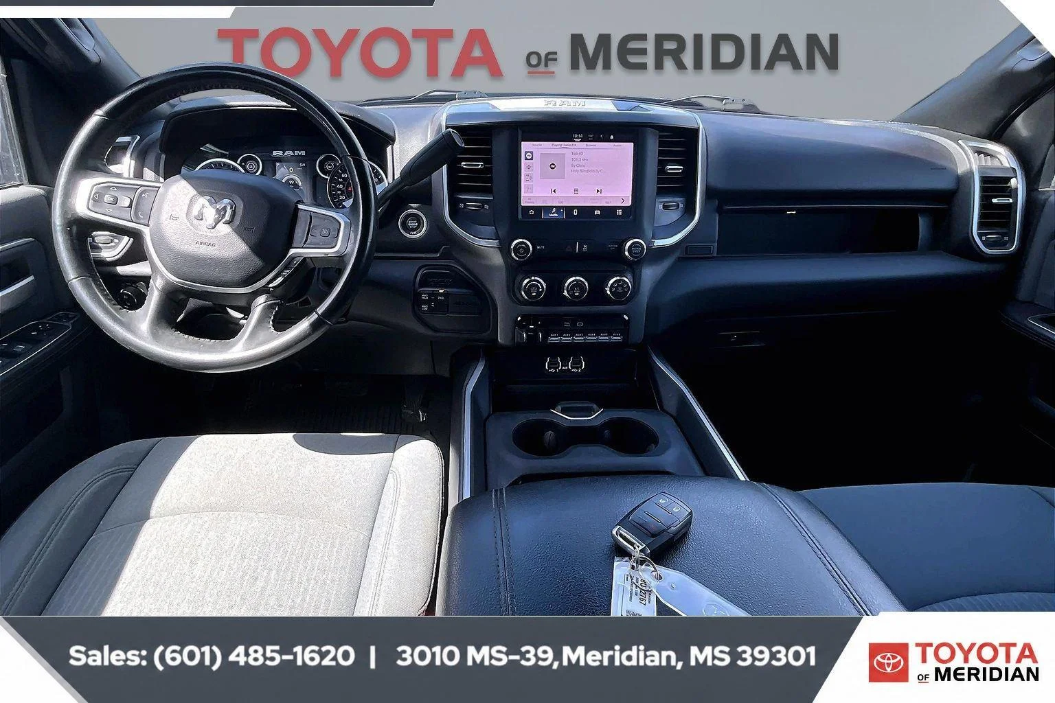 Used 2023 Granite Crystal Metallic Clearcoat Ram Big Horn image 13