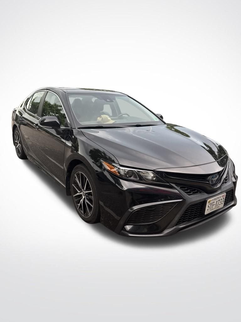 Used 2021 Black Toyota SE image 2