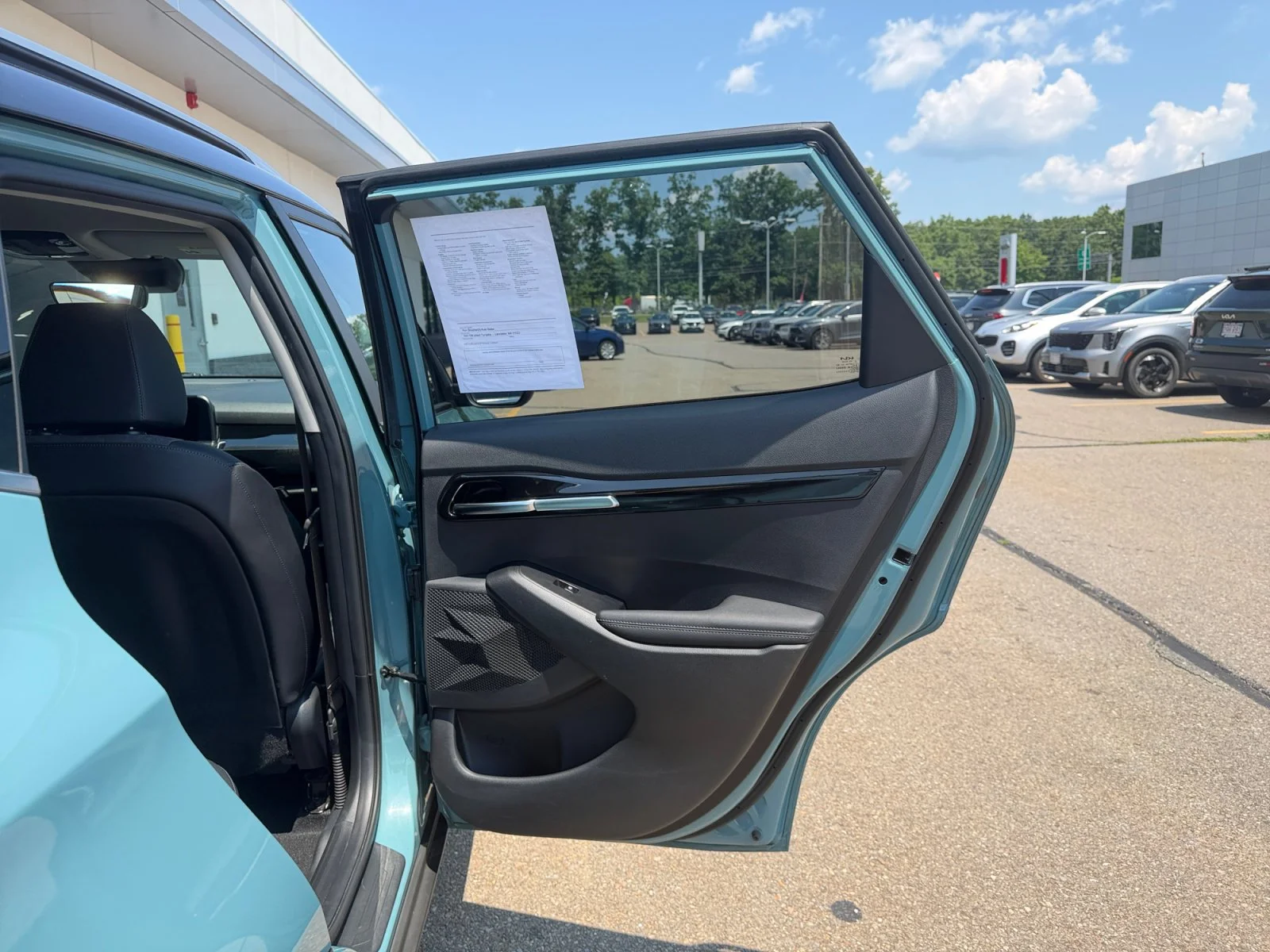 Used 2024 Pluton Blue/Black Roof Kia S image 36