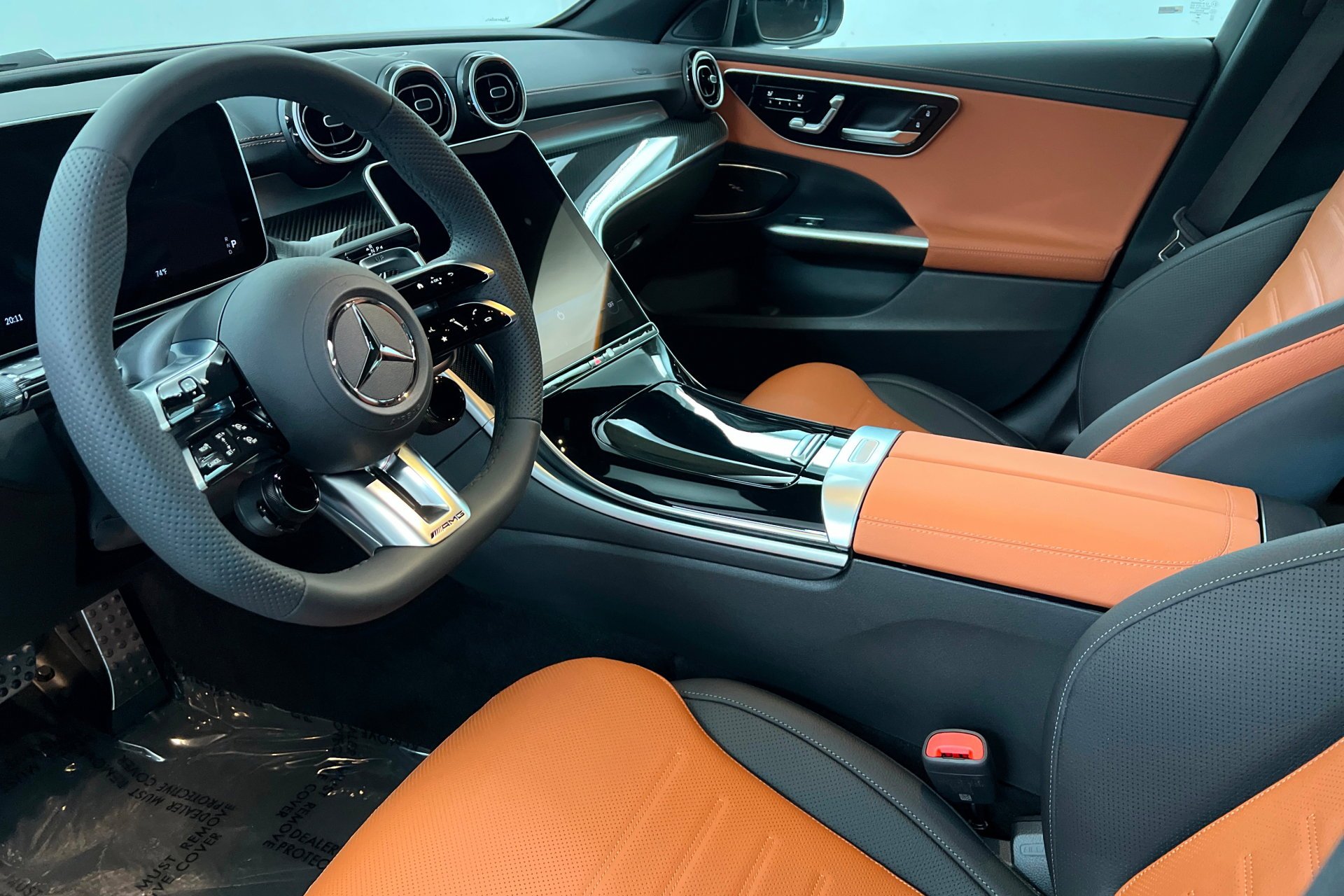 New 2026 Obsidian Black Metallic Mercedes-Benz AMG® C 43 4MATIC® AWD Sedan image 16