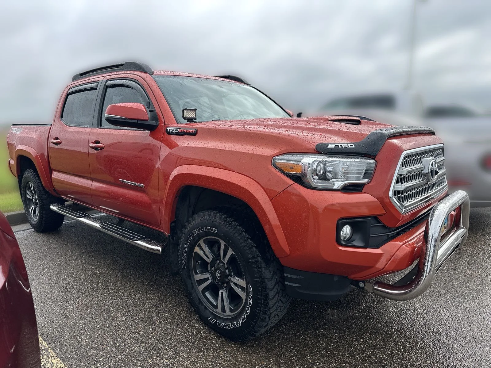 Used 2017 Orange Toyota TRD Sport image 2