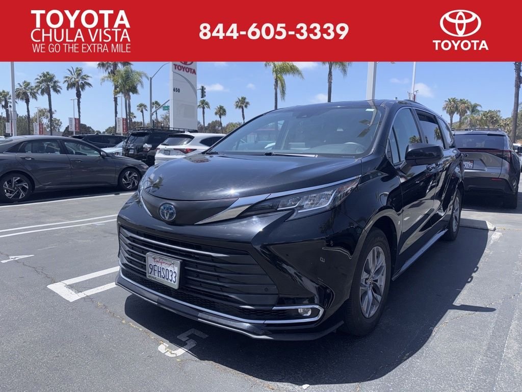 Used 2023 Midnight Black Metallic Toyota XLE image 1