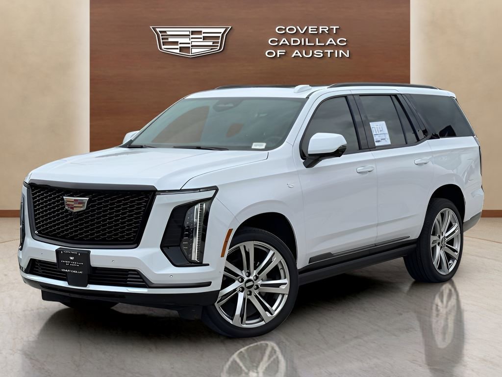 New 2026 Vibrant White Tricoat Cadillac Sport image 1