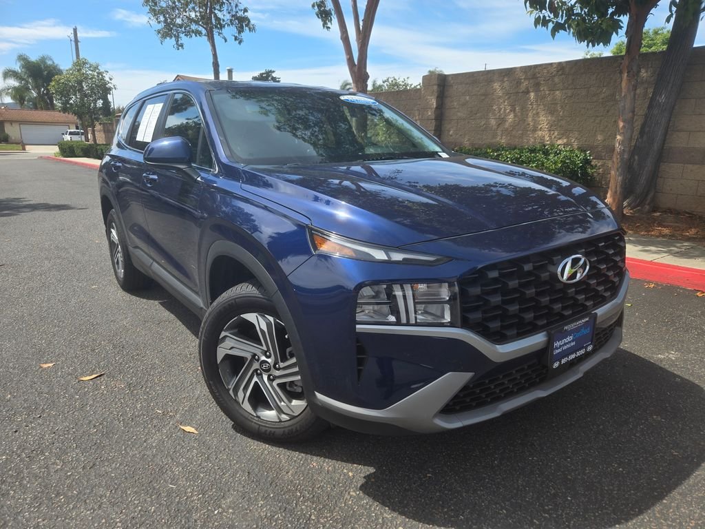Used 2023 Blue Hyundai SE image 2