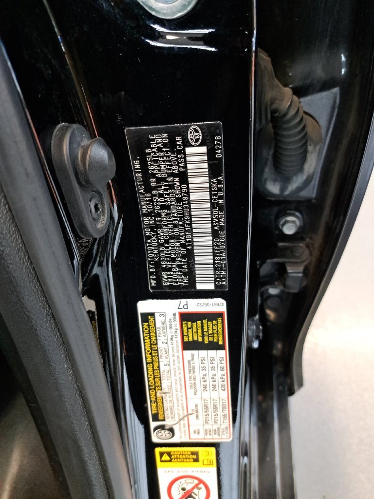 Used 2017 Black Toyota LE image 42