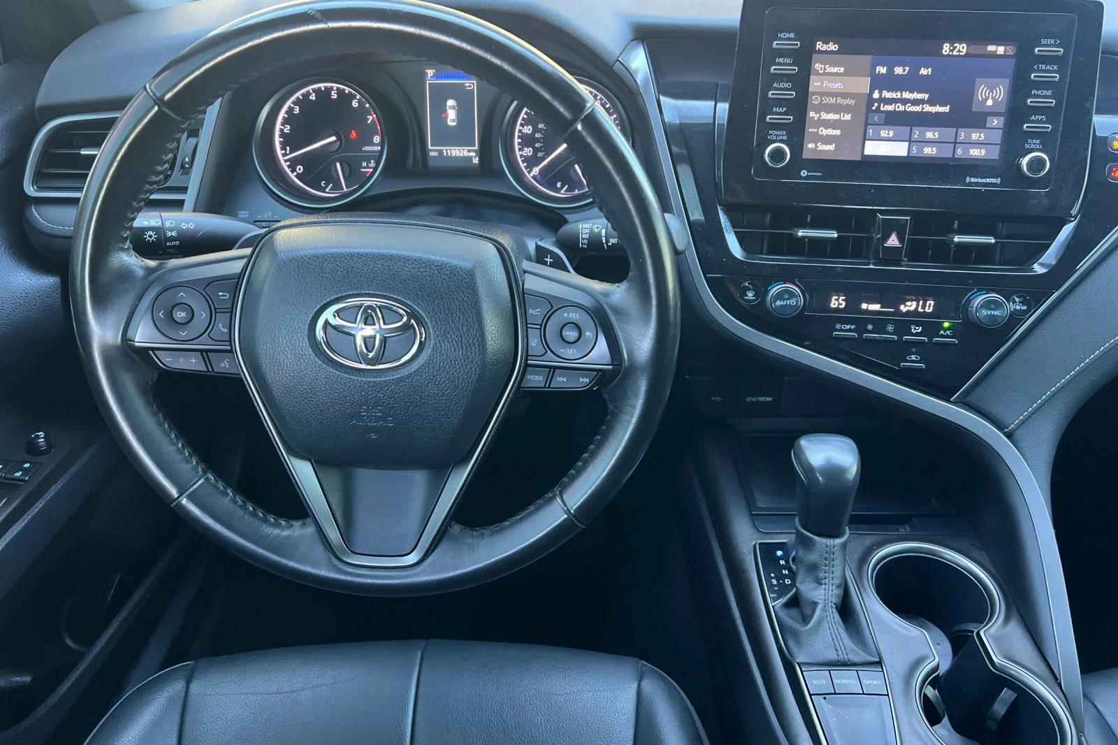 Used 2022 Midnight Black Metallic Toyota SE image 14