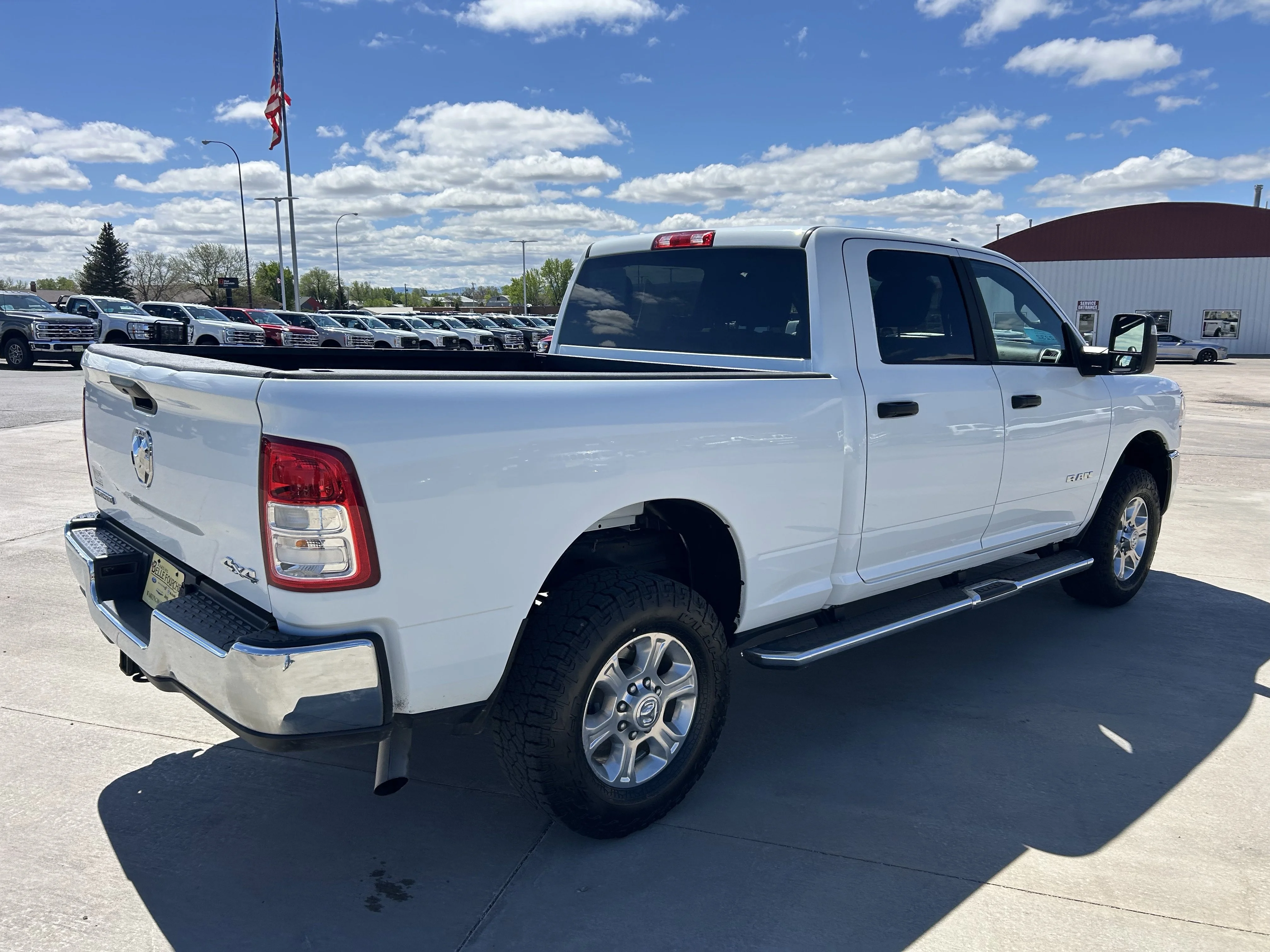Used 2024 Bright White Clearcoat Ram Big Horn image 4