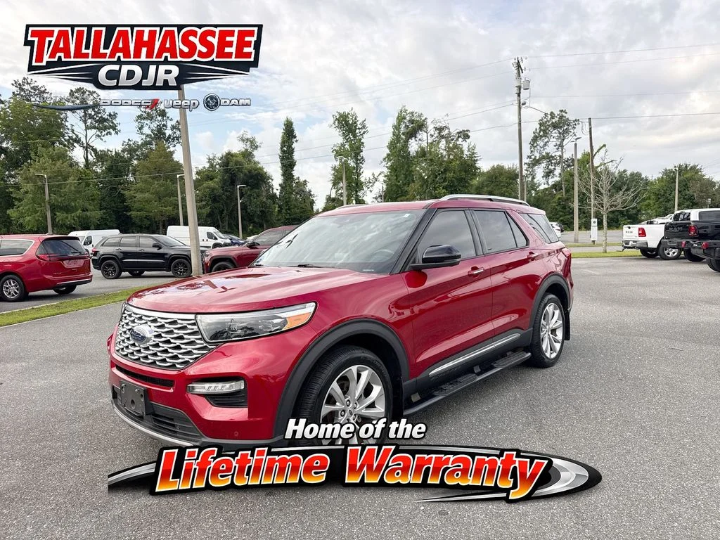 Used 2023 Red Metallic Ford Platinum image 9