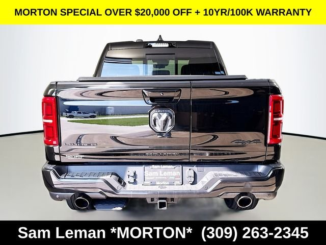 New 2026 Diamond Black Crystal Pearl-Coat Exterior Paint Ram Limited image 6