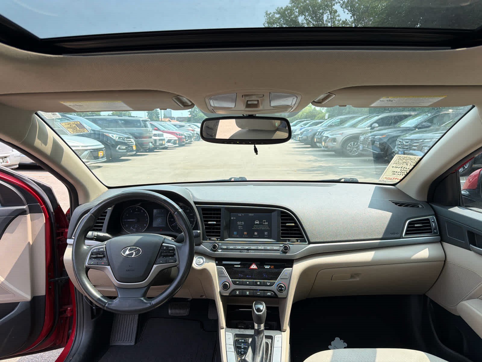 Used 2018 Scarlet Red Hyundai Value Edition image 7