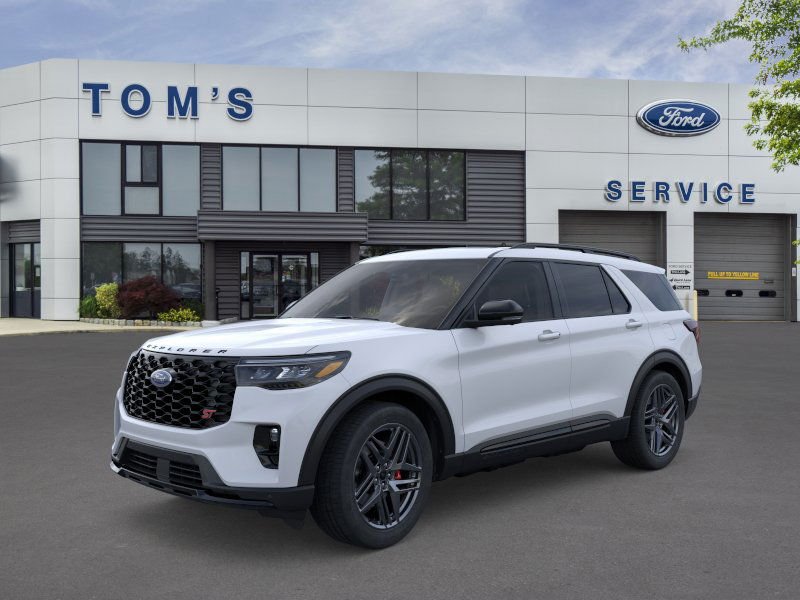 Space White Metallic 2026 Ford Explorer ST AWD SUV / Crossover All-Wheel Drive Automatic