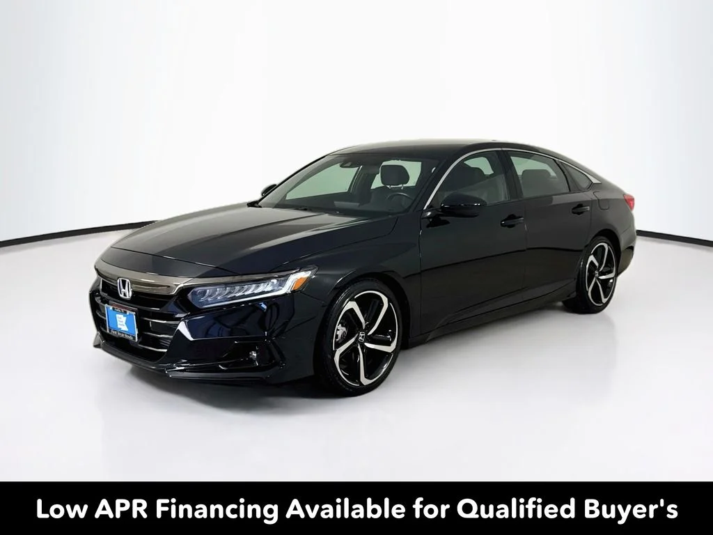Certified Used 2022 Crystal Black Pearl Honda Sport image 3