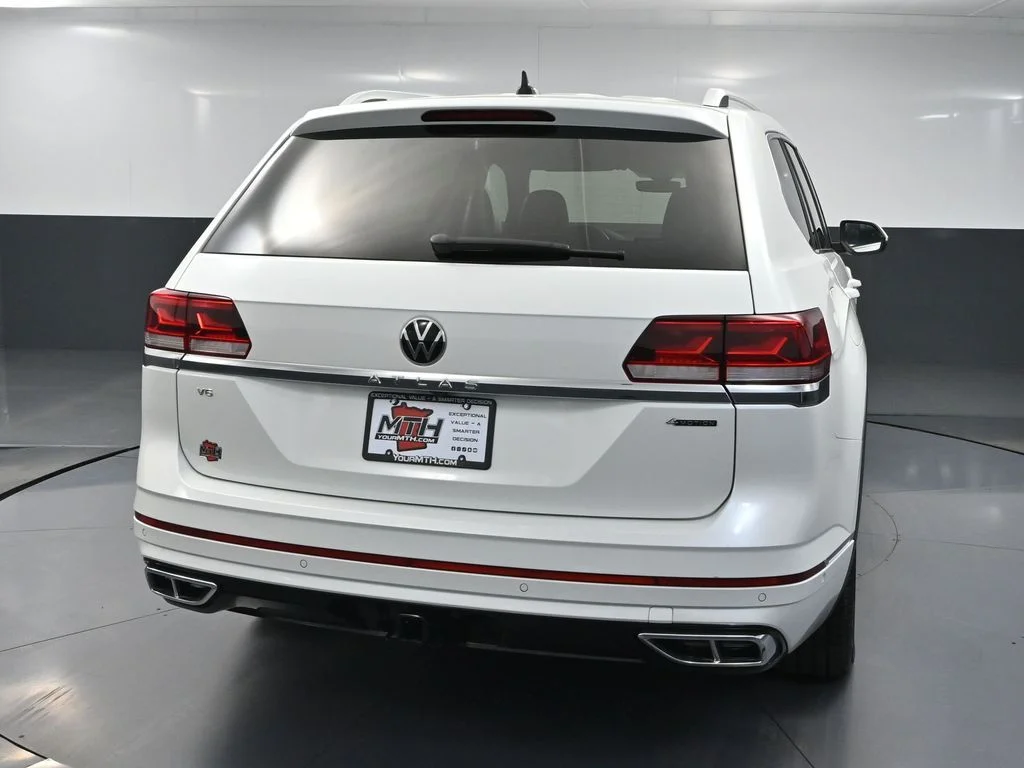 Certified Used 2023 White Volkswagen 3.6L V6 SEL Premium R-Line image 5