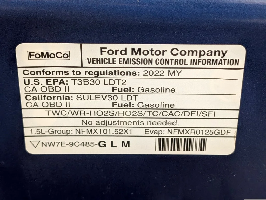 Certified Used 2022 Atlas Blue Metallic Ford SE image 21