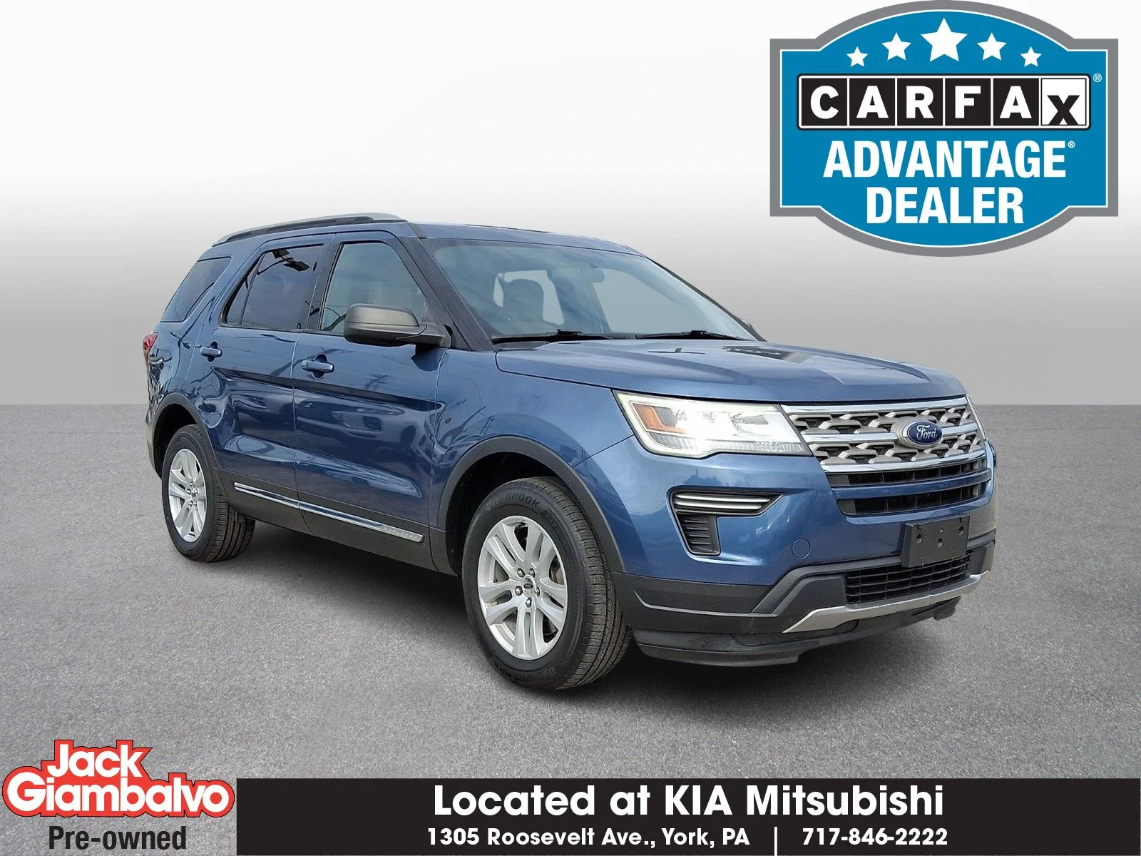 Used 2018 Blue Ford XLT image 1
