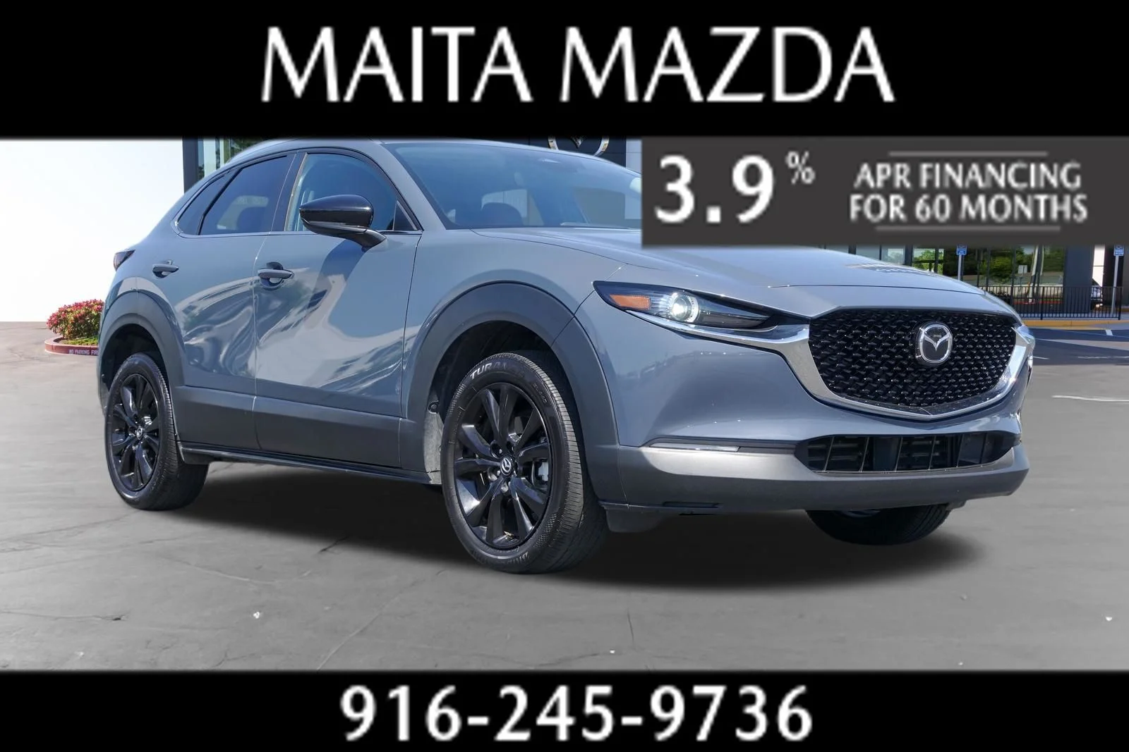 Certified Used 2025 Polymetal Gray Metallic Mazda 2.5 S Carbon Edition image 1
