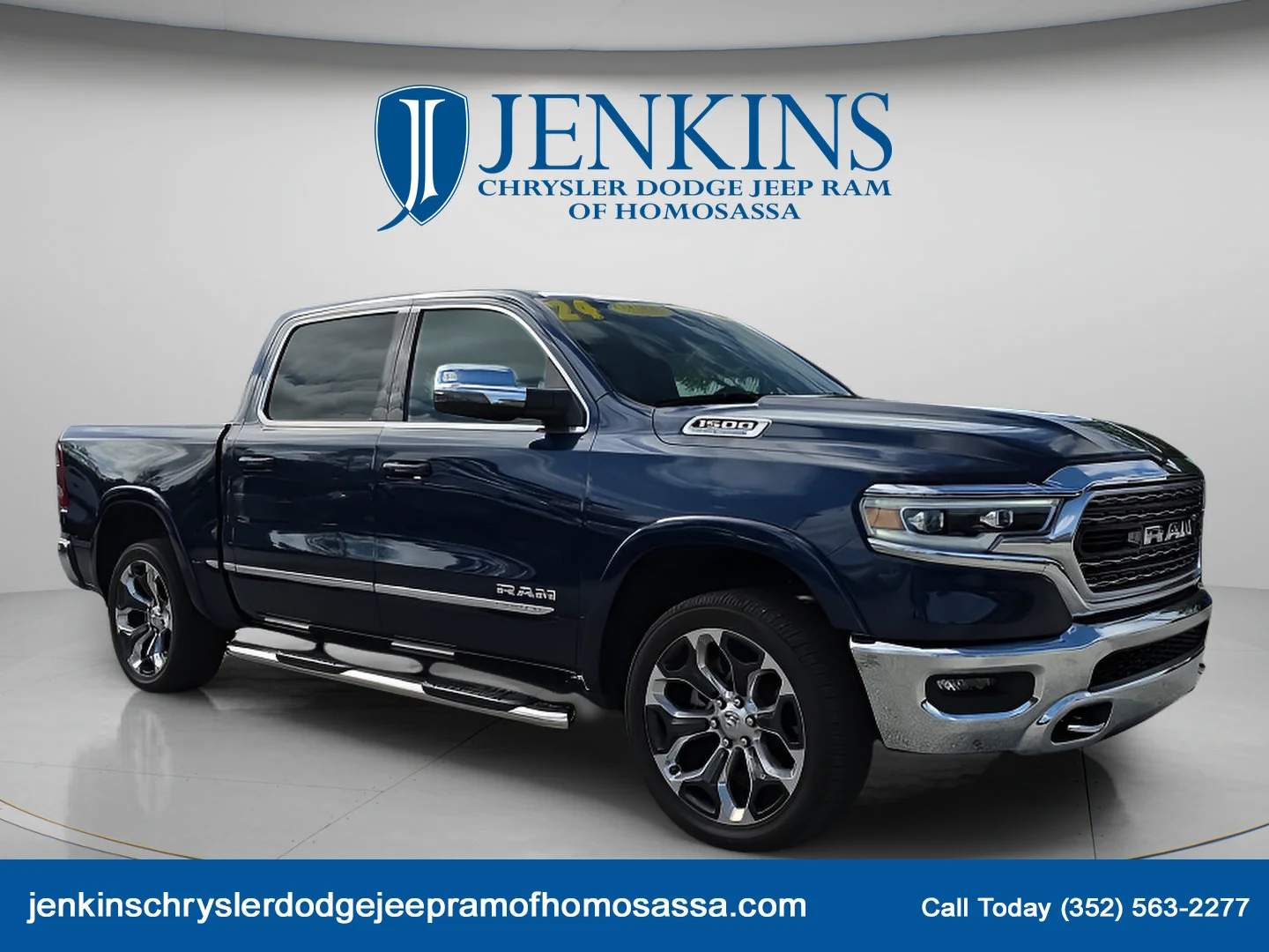 Used 2024 Patriot Blue Pearlcoat Ram Limited image 1