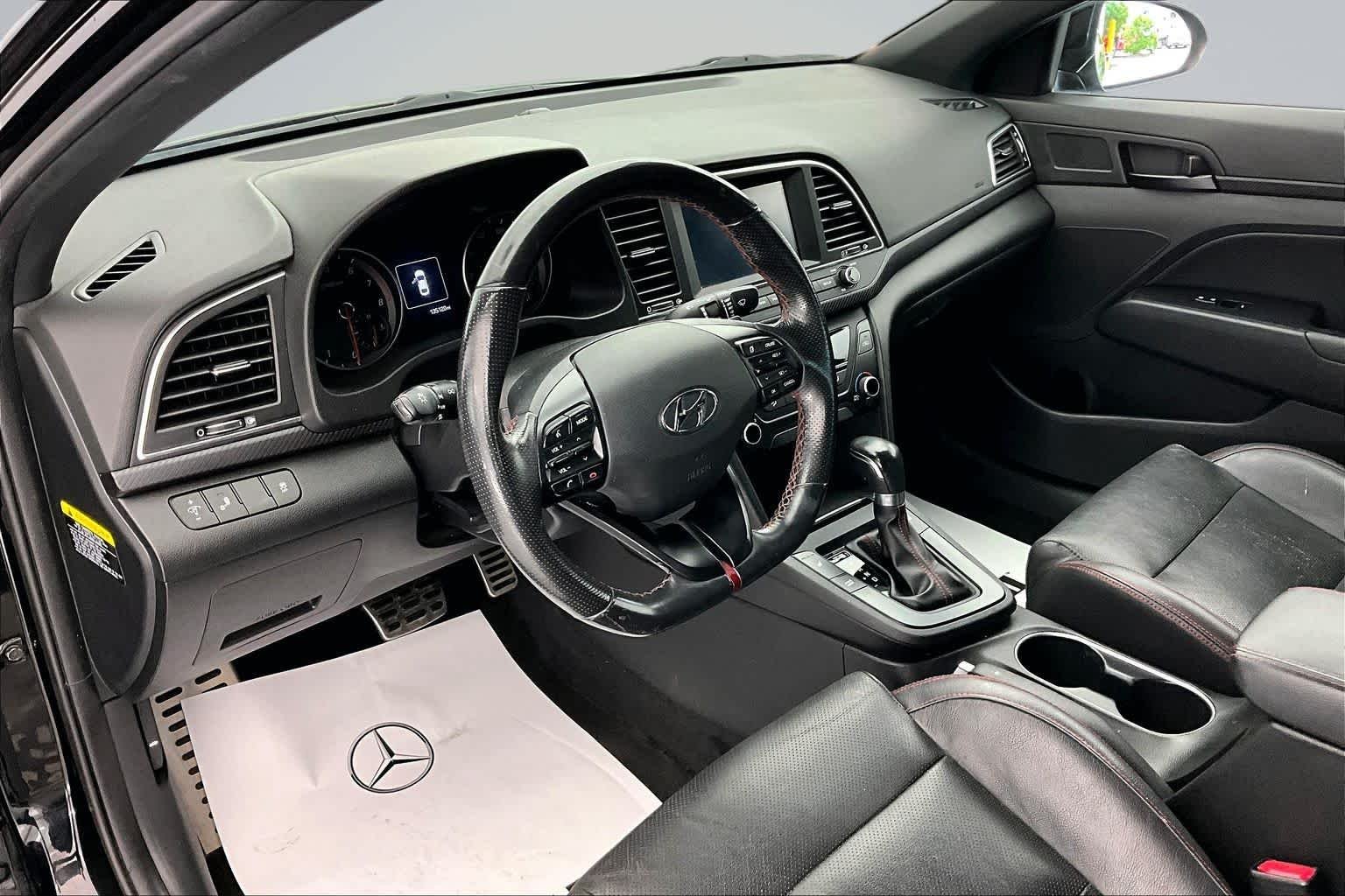 Used 2018 Hyundai Elantra Sport with VIN KMHD04LB6JU539573 for sale in Des Moines, IA