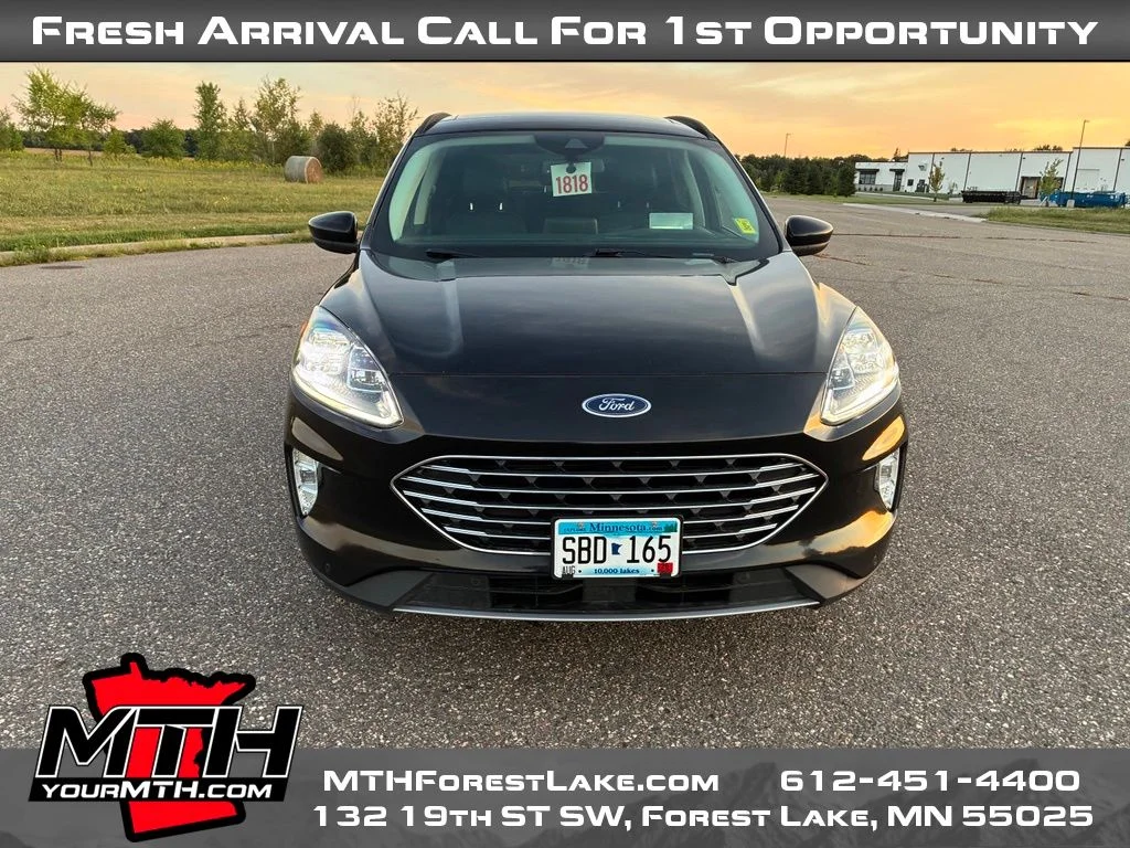 Used 2021 Black Ford Titanium image 3