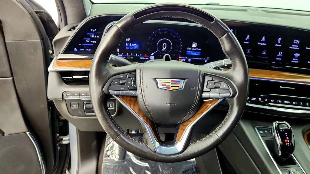 Used 2023 Galactic Gray Metallic Cadillac 4WD 4dr Sport Platinum w/ Brake Kit, Super Cruise & Night Vision image 12