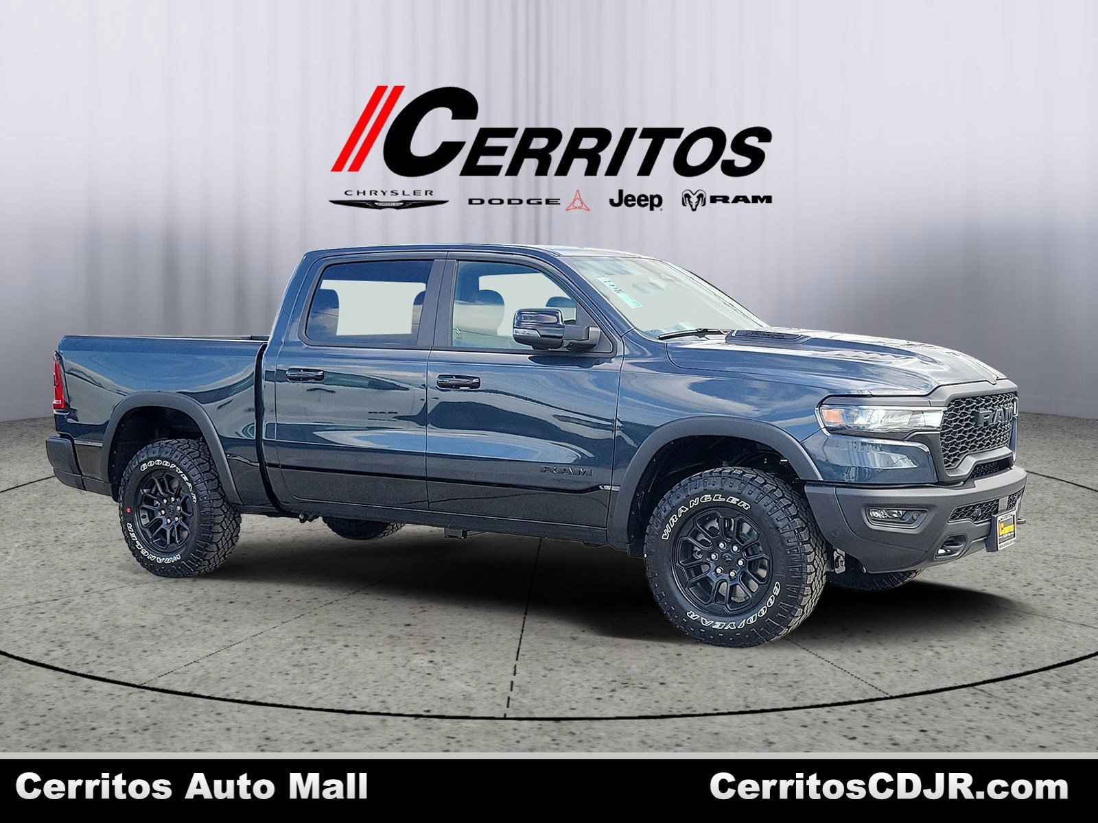 New 2027 Forged Blue Metallic Exterior Paint RAM Rebel image 1