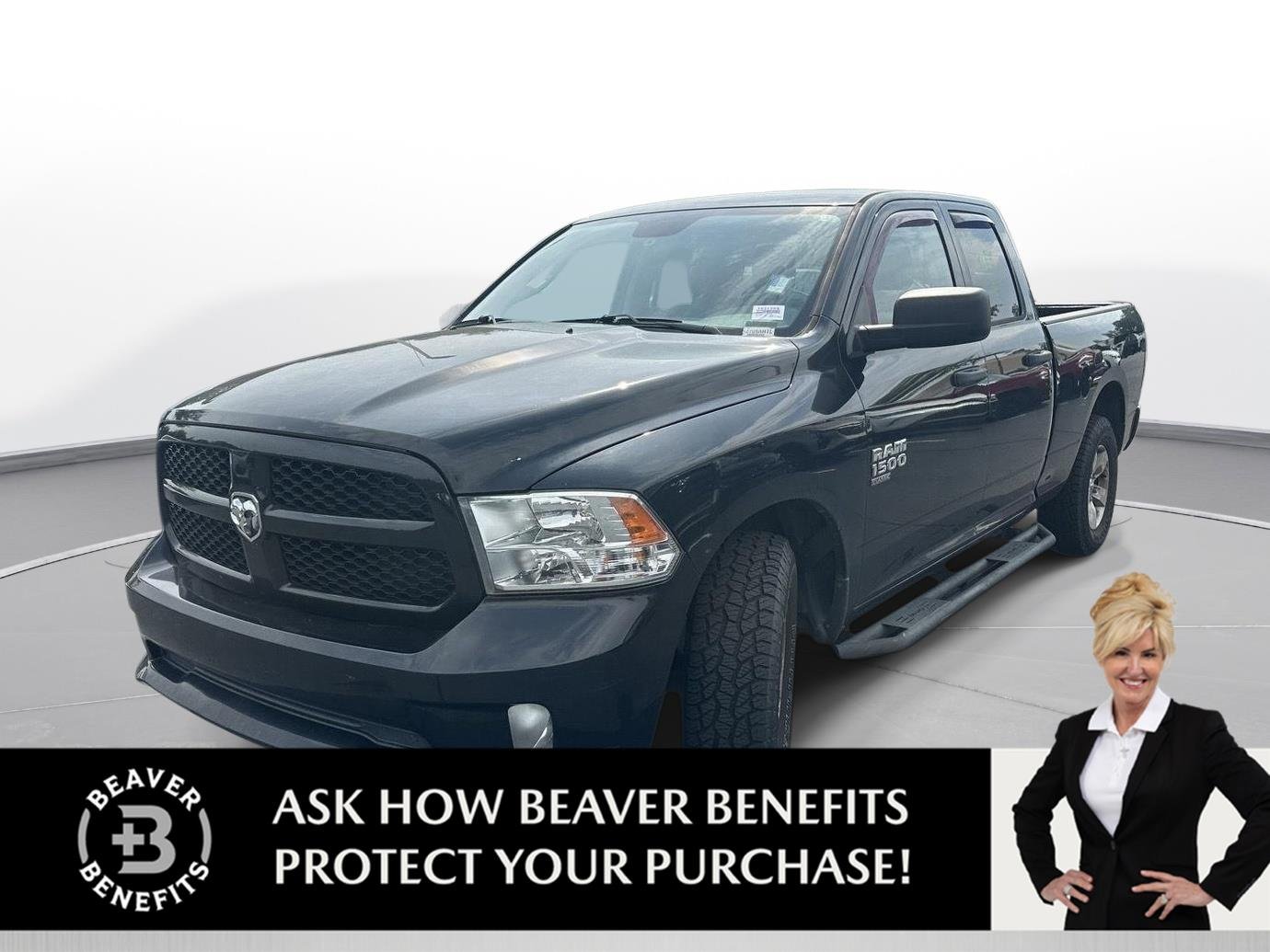 Used 2019 Brilliant Black Crystal Pearlcoat Ram Express image 1