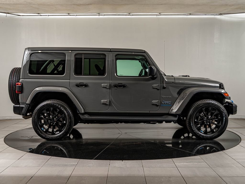 Used 2023 Sting-Gray Clearcoat Jeep Sahara 4xe image 4