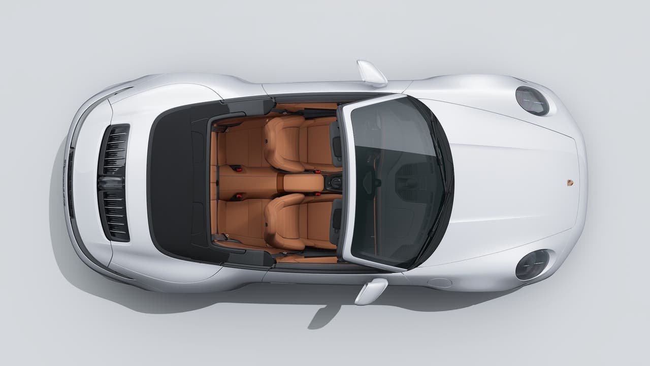 New 2026 Ice Grey Metallic Porsche Carrera 4 GTS Cabriolet image 5