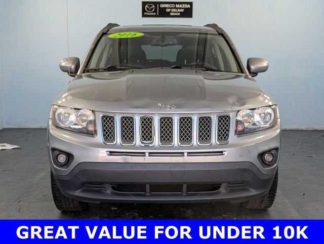 Used 2016 Jeep Compass Latitude with VIN 1C4NJDEB1GD542487 for sale in Delray Beach, FL