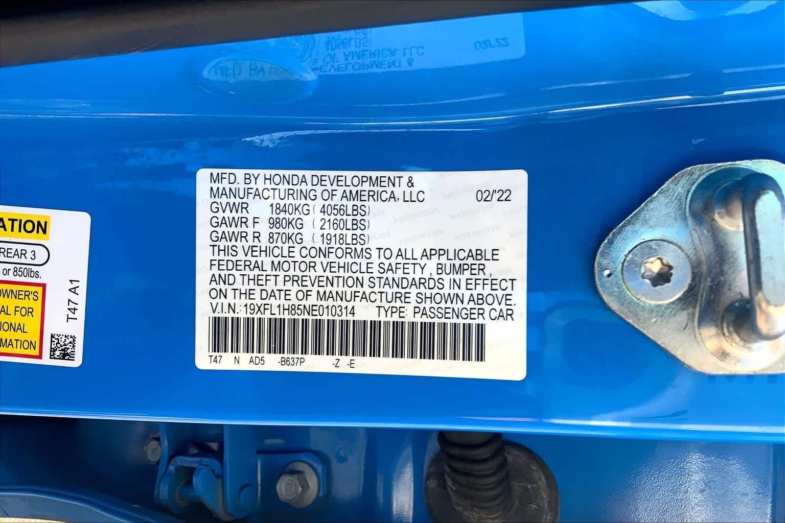 Used 2022 Boost Blue Pearl Honda Sport Touring image 27