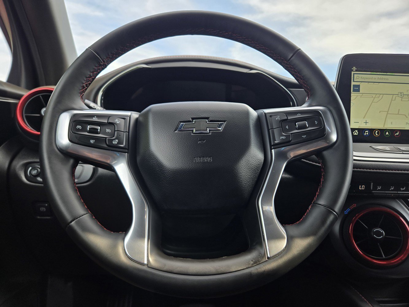 Used 2024 Radiant Red Tintcoat Chevrolet RS image 18
