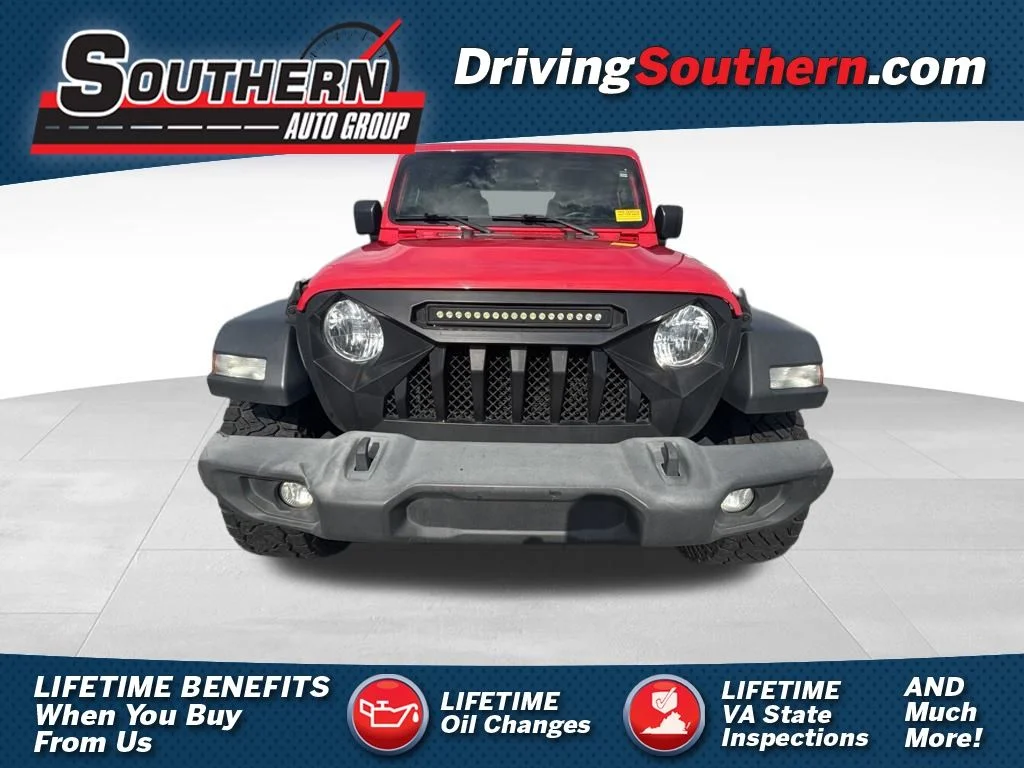 Used 2020 Red Jeep Sport image 1