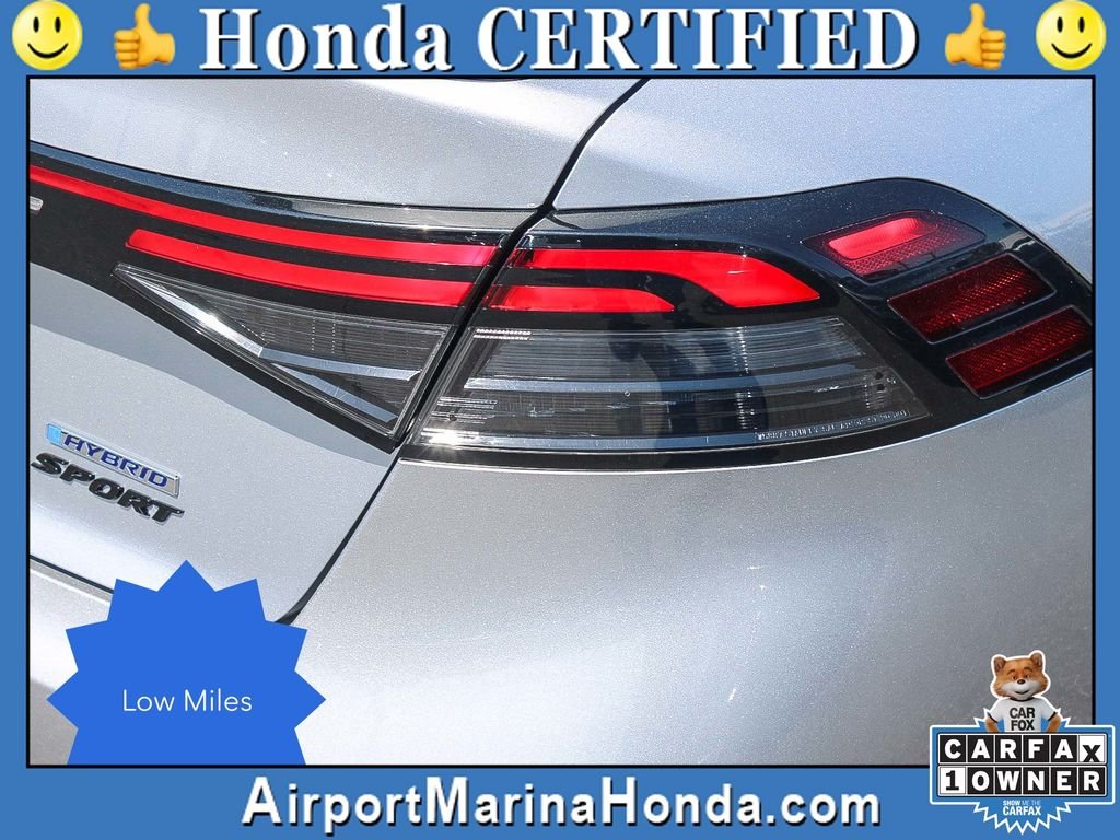 Certified Used 2024 Solar Silver Metallic Honda HYBRID SPORT-L image 13