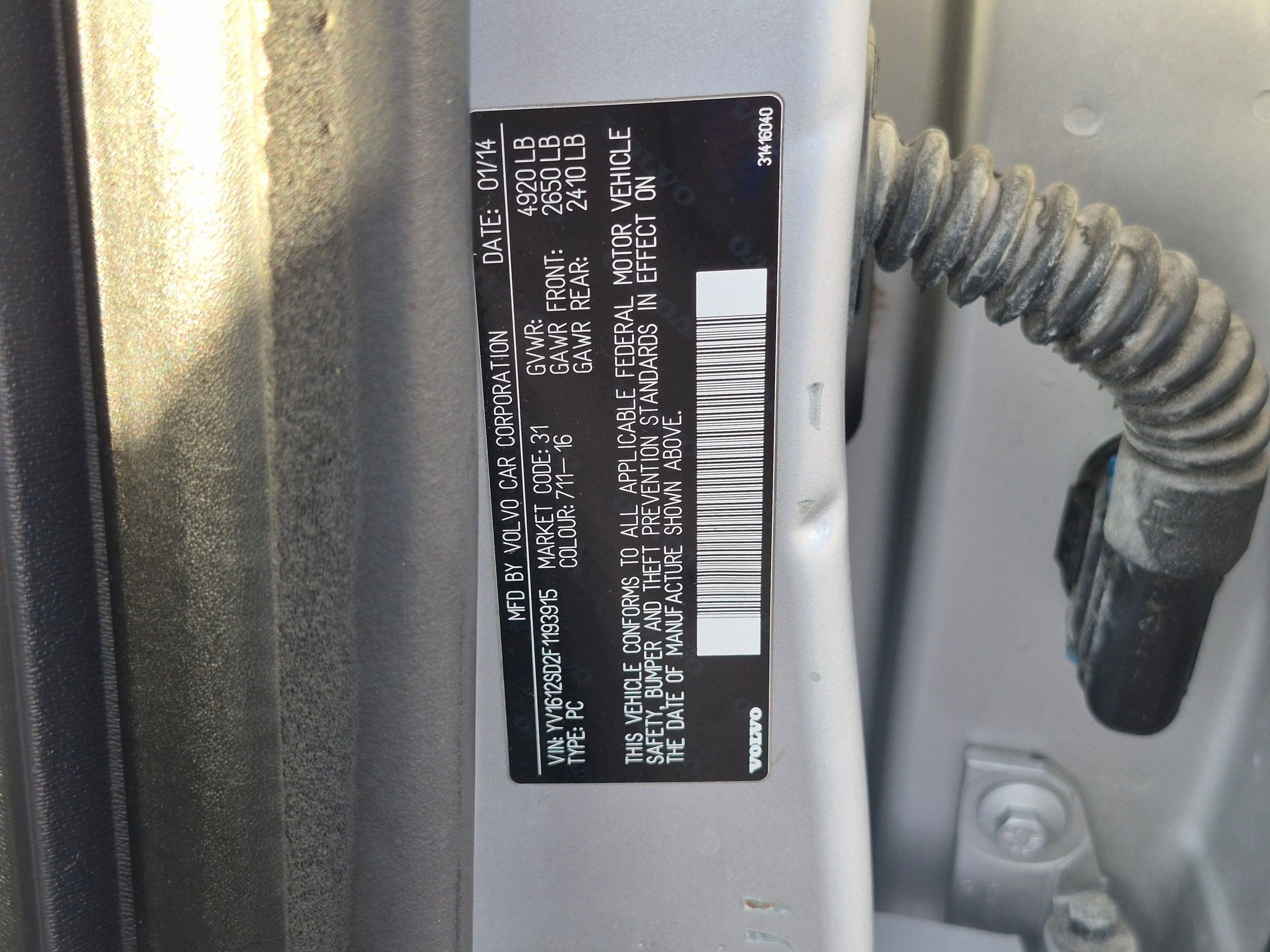 Used 2015 Bright Silver Metallic Volvo T5 Platinum image 35