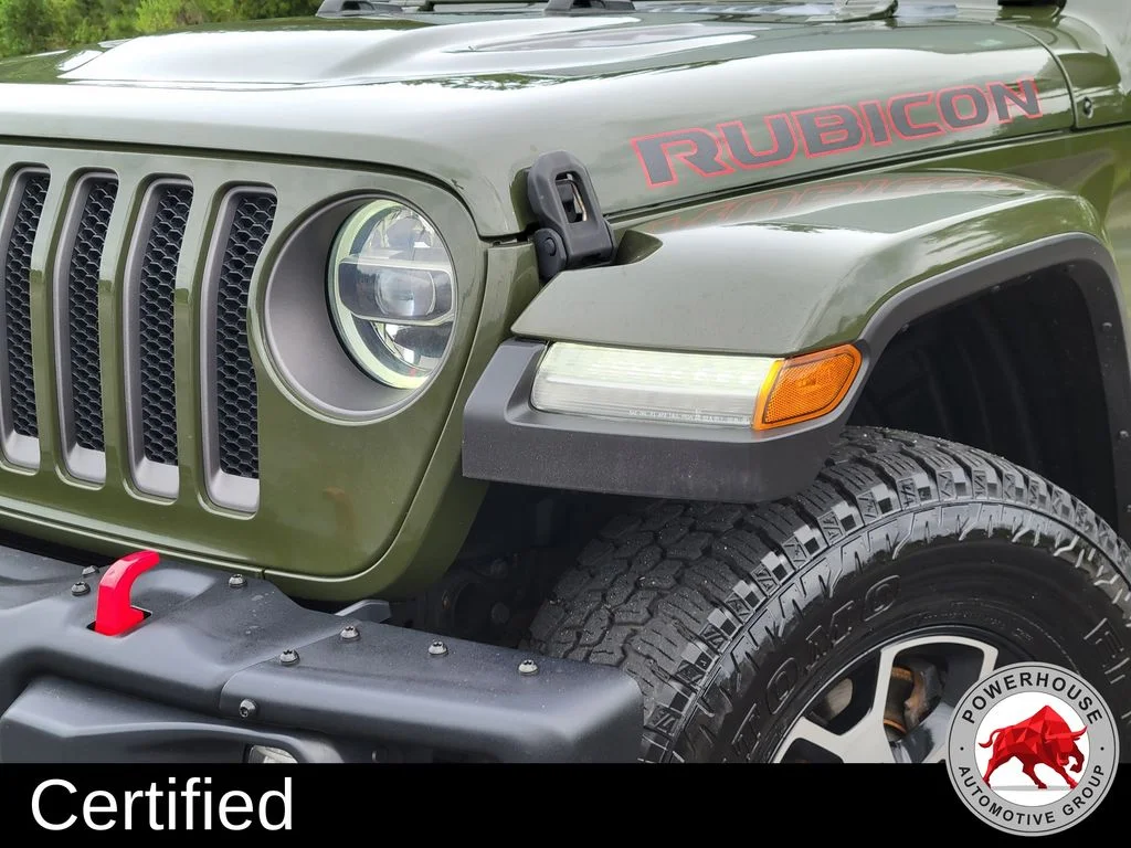 Used 2021 Green Jeep Unlimited Rubicon image 11