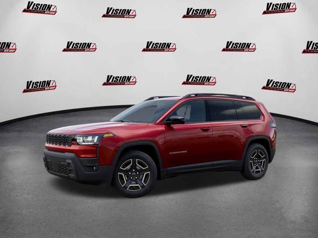 New 2026 Red Hot Pearl-Coat Exterior Paint Jeep Laredo image 2