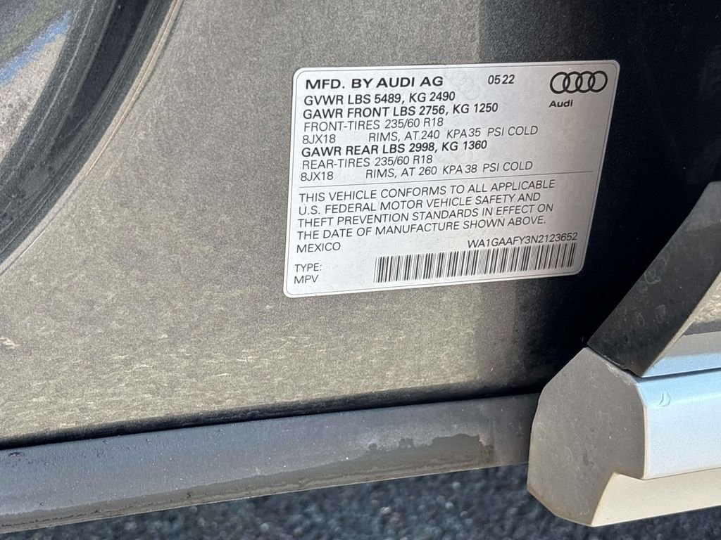 Used 2022 Gray Audi 45 S line Premium image 32