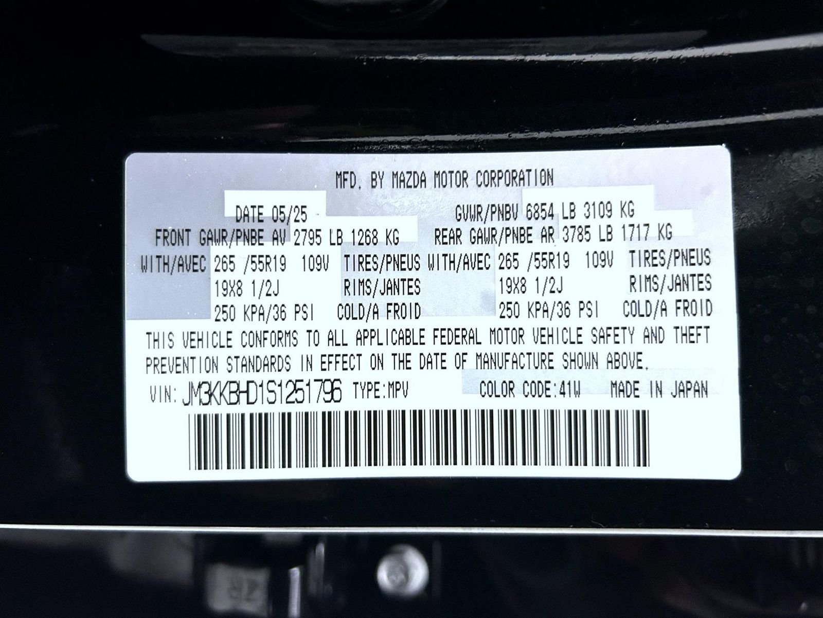Used 2025 Black Mazda 3.3 Turbo Preferred image 27