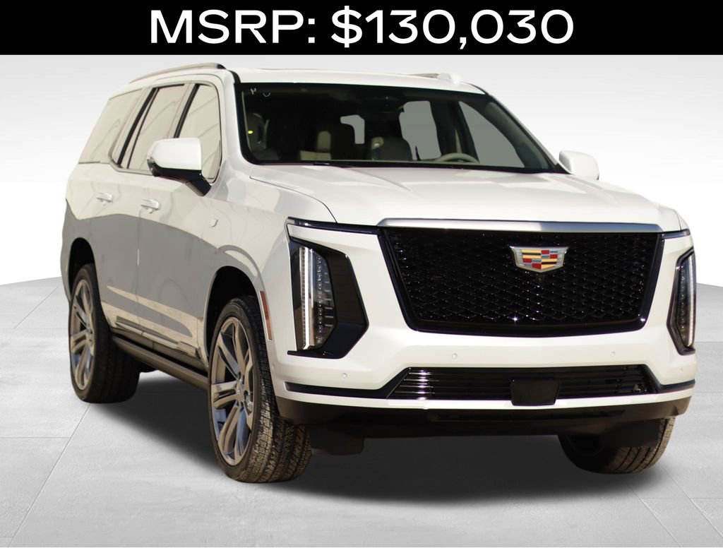 Vibrant White Tricoat 2026 Cadillac Escalade Platinum Sport 4WD SUV / Crossover Four-Wheel Drive
