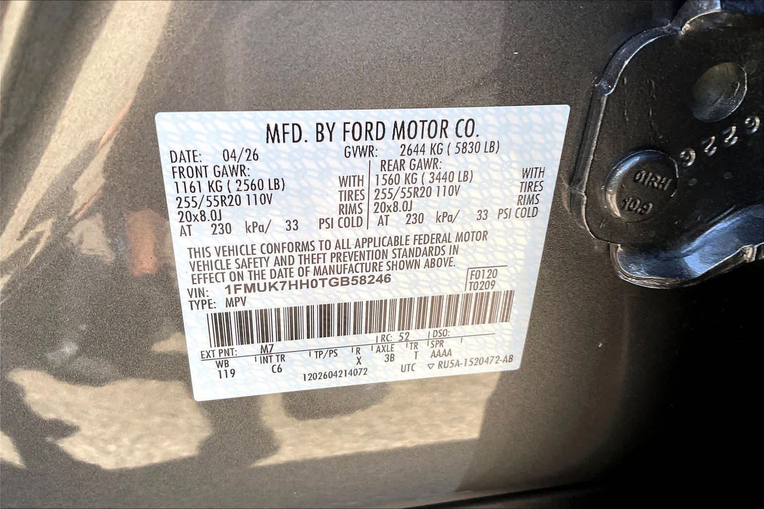 New 2026 Carbonized Gray Metallic Ford Platinum™ image 20