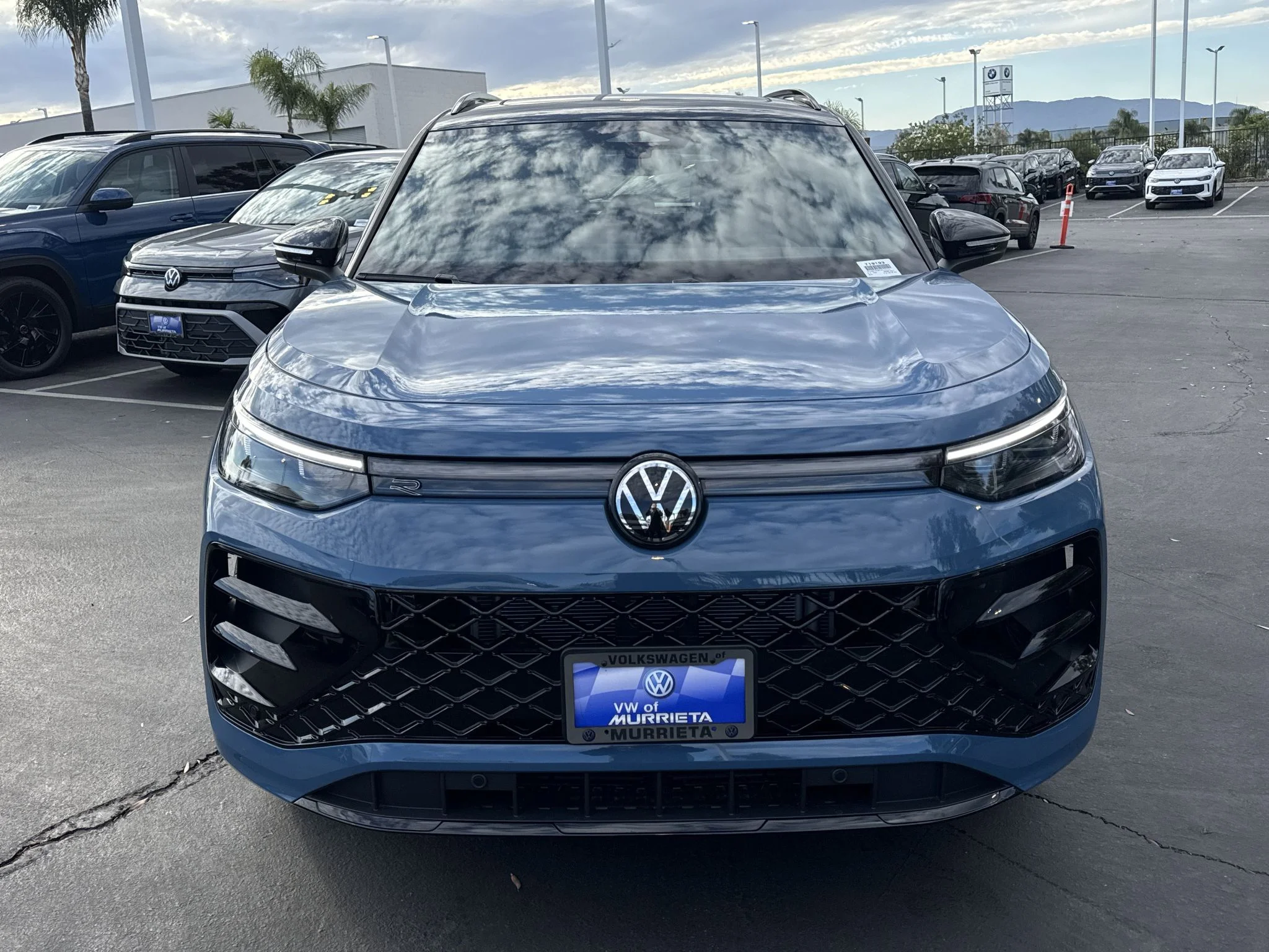 Used 2026 Monterey Blue w/Deep Black Roof Volkswagen SE R-Line Black image 2