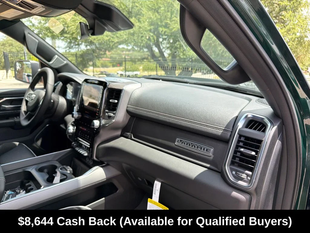 New 2026 Serrano-Green Metallic Exterior Paint RAM Laramie image 35