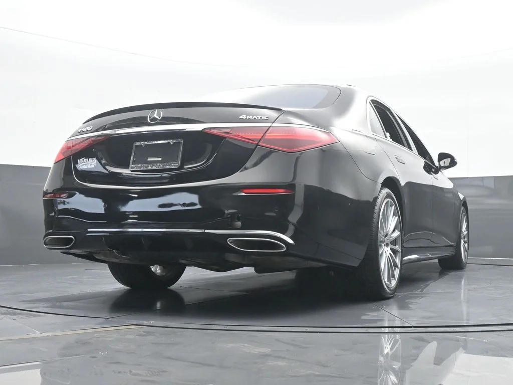 Used 2021 Obsidian Black/designo Diamon White Mercedes-Benz S 580 image 69