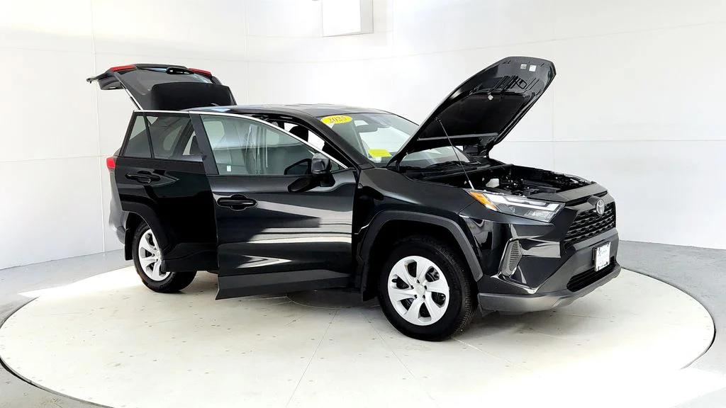 Certified Used 2025 Black Toyota LE image 12