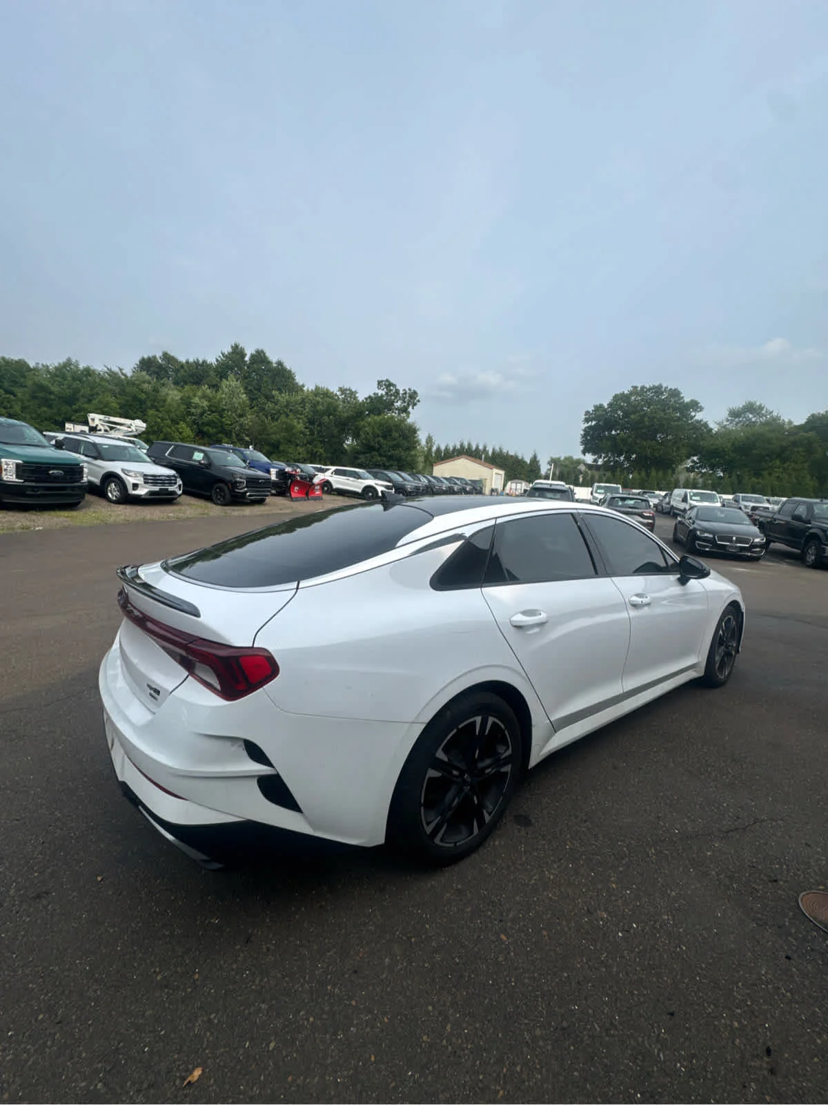 Used 2021 Glacial White Pearl Kia GT-Line image 3