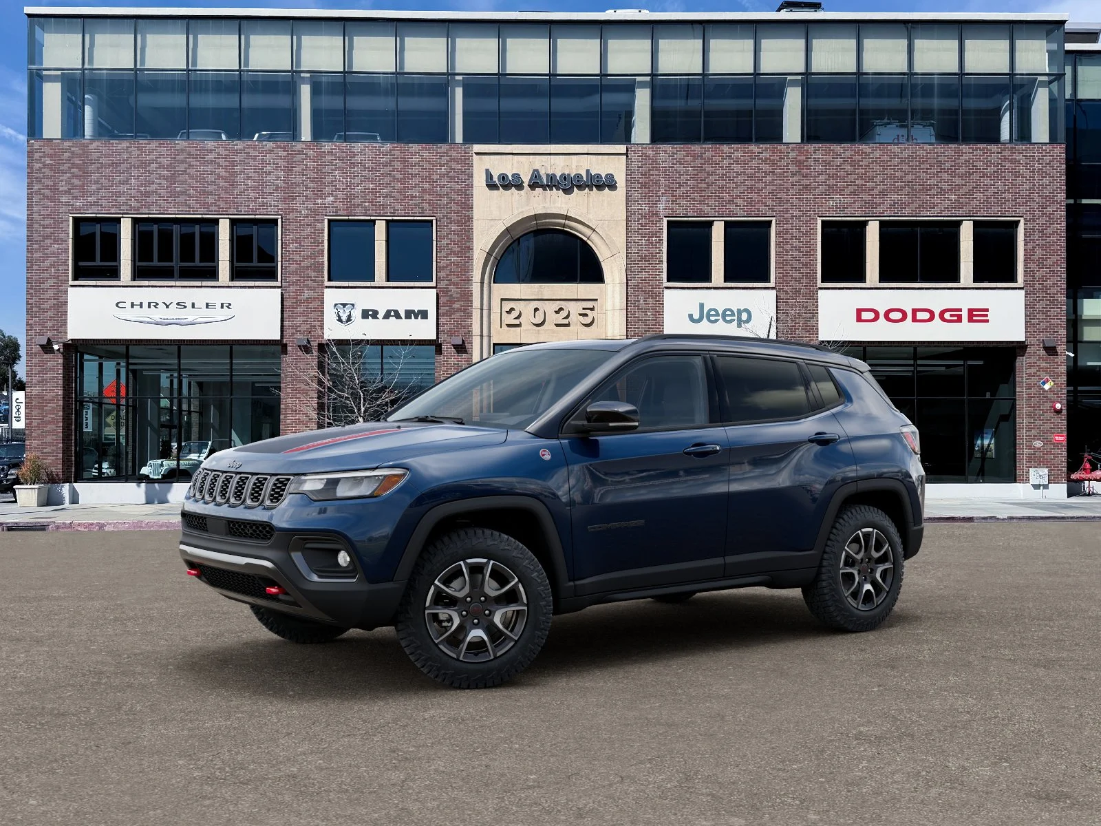 New 2026 Fathom Blue Pearl-Coat Exterior Paint Jeep Trailhawk image 28
