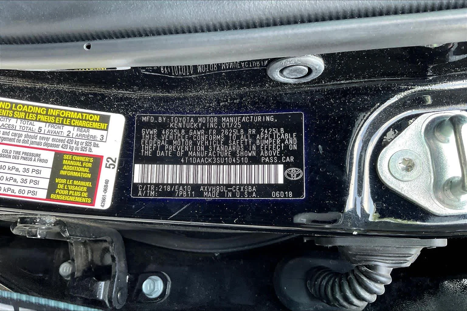 Used 2025 Midnight Black Metallic Toyota SE image 33